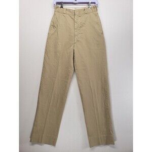 VTG Vietnam Khaki Trousers 29x32 Type 1 Class 1 Pants Twill Cotton 60s 70s ARMY